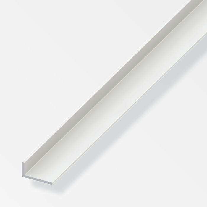 Corniere Inegale Pvc Blanc Satine 100 X 2.5 X 2 Cm
