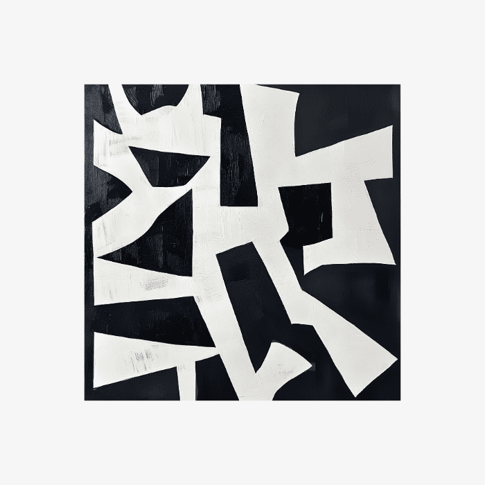 Tableau Sc 100x100 Abstrait Fossa