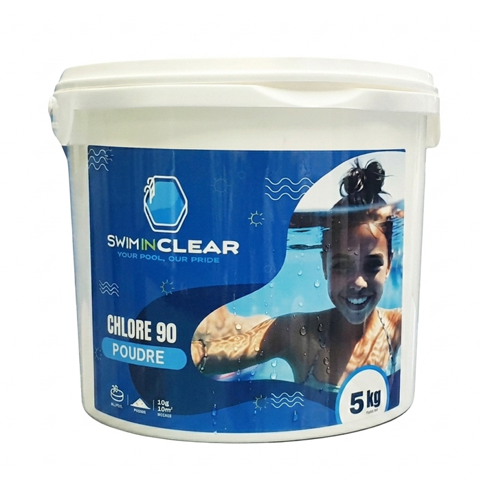 Chlore en Poudre 90° Swim-In-Clear 5kg