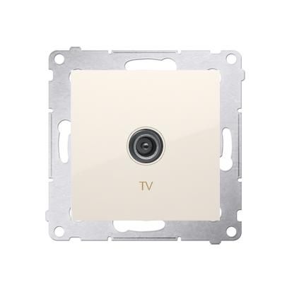 Prise TV connexion à vis avec griffes Marfil Simon 54