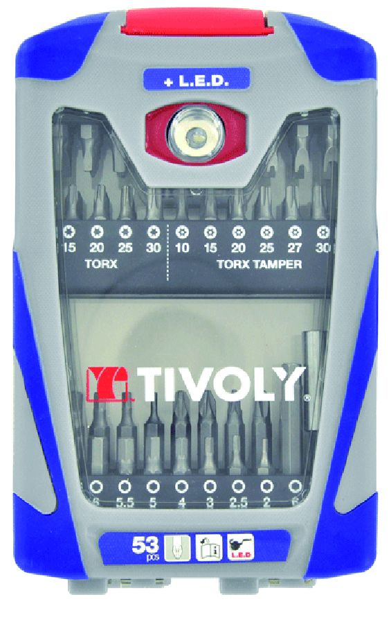 Jeu de Embout Diferente Emprinte 53pieces Tivoly Ref 11501570040