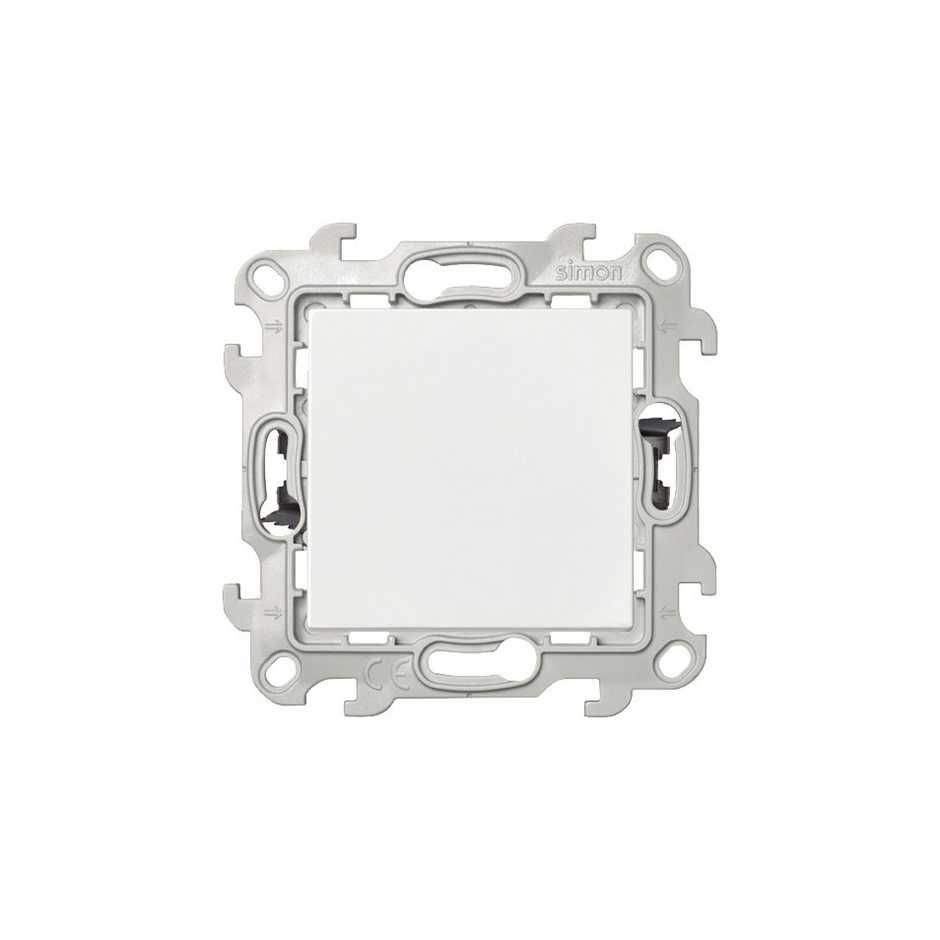 Interrupteur simple 10 AX 250 V connexion rapide blanc Simon 24 Harmonie