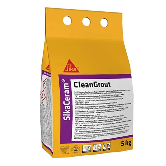 Sikaceram Clean Grout Mortier de Jointement Caramel 5kg