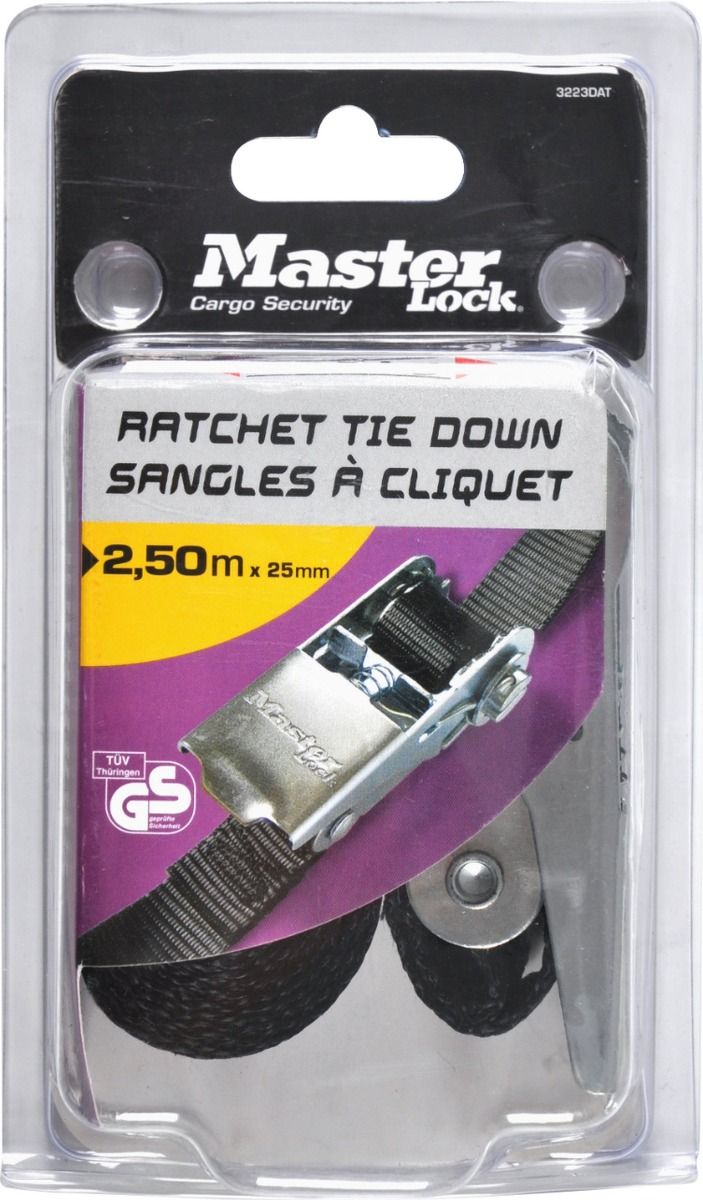 Sangle Cliquet 2.5m X 25mm-Sans Croch