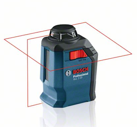 Niveau Laser Couverture 360 Bosch Pro Gll 2-20 + Accessoires Fixation