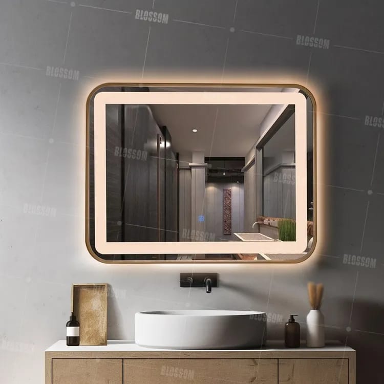 Miroir led avec 3 couleurs 80*60 PHANTOM 2025a