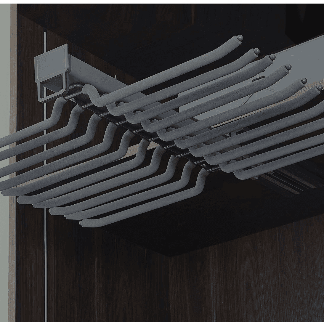 Porte pantalon hydraulique soft closing 64x60x49.5 cm b014a