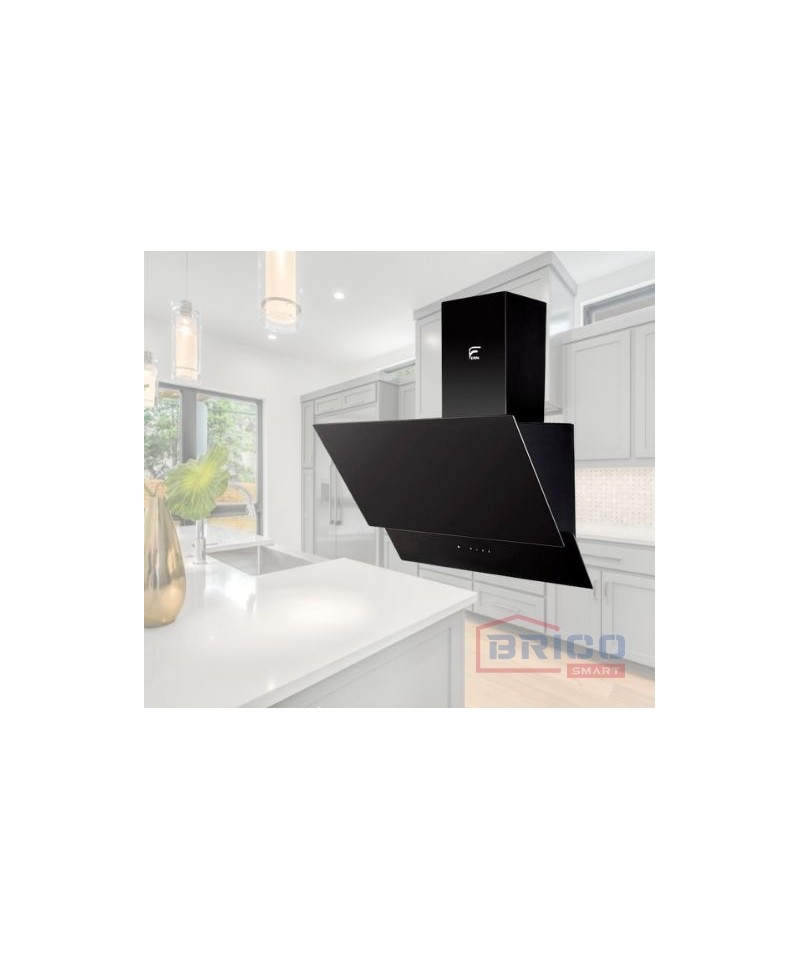 Hotte électrique en verre noir (60 cm) 7388190215