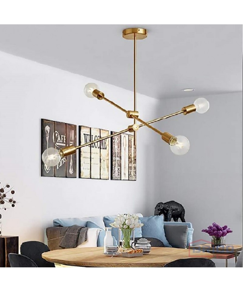 Suspension luminaire LANA Dorée E27*4 1880845334