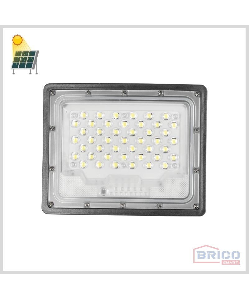 Projecteur solaire Led LUNA (200W) avec panneau bifacial