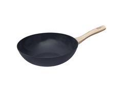 Wok avec Couvercle Pyrex Cook & Care Noir 28 cm