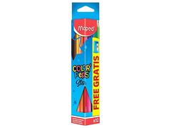 Boîte Triangulaire Crayon de Couleur Maped 12 Pièces