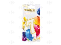 Bougie d'Anniversaire Chiffre 7 Carrefour Home 1 unité