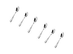 Set de Cuillères à Café Moka en Acier Inoxydable 6 unités