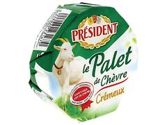 Fromage de Chèvre Rond Le Palet Président 120g