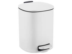 Poubelle à Pédale Blanche Kasa 5L