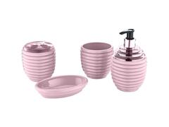 Set de Bain Hélicoïde Rose Gold 4 pièces.