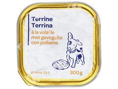 Terrines pour Chiens à la Volaille Carrefour Blanc 300g