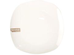 Assiette Plate Carrée Blanche Carrefour Home