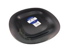 Assiette Plate Carine Noir Luminarc 26,50cm.