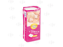 Coton Maxi Carré Bébé Carrefour 80 unités