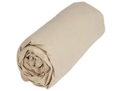 Drap Housse Beige Tex Home 90x200 cm