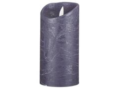 Bougie Pilier LED Bleu Foncé Kasa 8cm