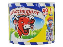 Lot Mixte de 2 Fromages Fondus : Fromage Standard - Extra Crème La Vache Qui Rit 40 unités.