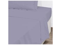 Drap Plat Lavande 100% Coton Tex Home 180x280 cm