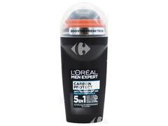 Roll-On Anti-Transpirant Carbon Protect 5en1 Men Expert 50ml