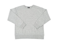 Sweat pour Femme Manches Longues Uni Gris Tex