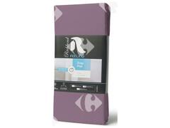 Drap Plat en Microfibre Violet 100% Cotonelle Richbond 240x270cm.