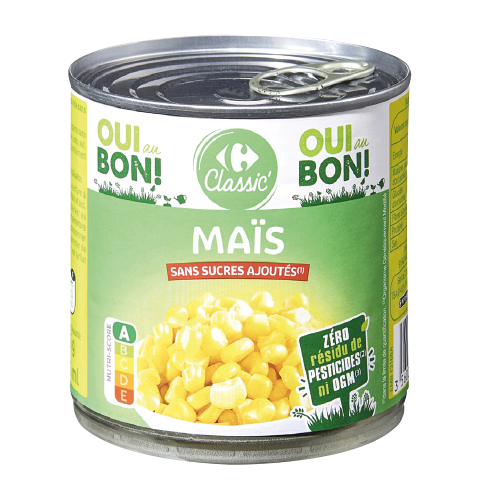 Maïs carrefour classic' 300g