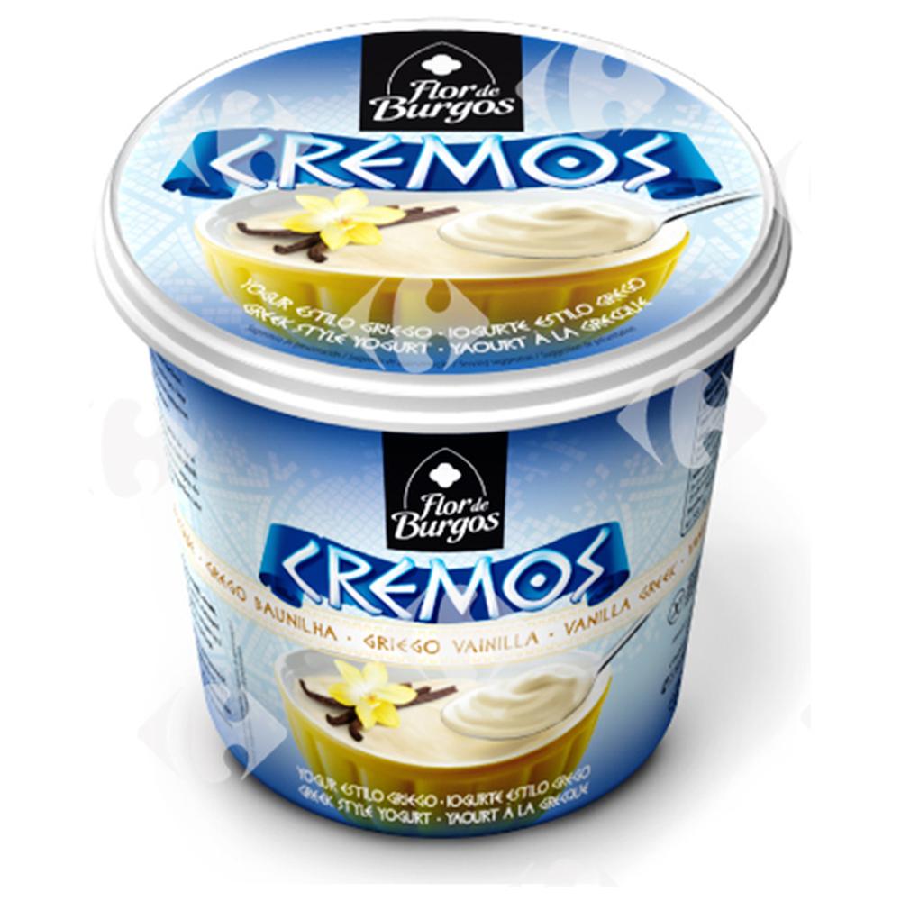 Yac Brasse Vanille Grec Cremos Flor de Burgos 650g