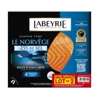Saumon Fume Le Norvege Reduit En Sel Labeyrie