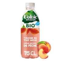 Eau Plate Aromatisee Infusion The Noir Peche Bio Infusion Volvic