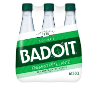 Eau Minerale Naturelle Gazeuse Finement Petillante Badoit