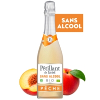Boisson Effervescente Sans Alcool Saveur Peche Bio Listel