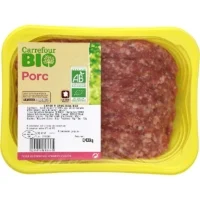 Farce Chair A Saucisse De Porc Bio Carrefour Bio