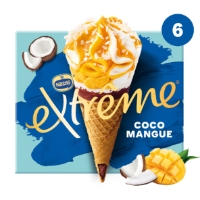 Glaces Cônes Coco Mangue EXTREME