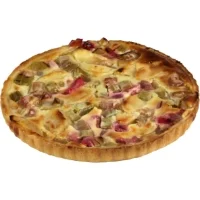 Tarte Aux Pommes Et A La Rhubarbe