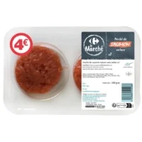 Haches De Saumon De Saumon Carrefour Le Marche