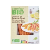 Saumon Fume Emince Bio Carrefour Bio