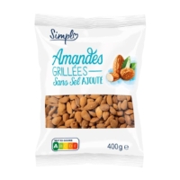 Amandes Grillees Sans Sel Ajoute Simpl