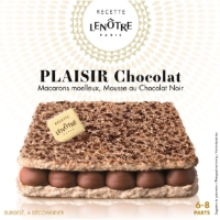 Dessert Glace Chocolat Noir Macaron Lenotre