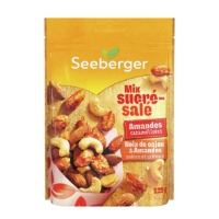 Mix Sucre Sale Amandes Caramelisees Noix De Cajou Amandes Salees Et Grillees Seeberger