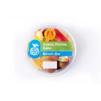Fruits Coupes Ananas Pomme Raisin Blue Skies