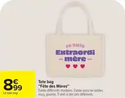 Tote bag fête des mères