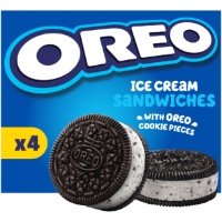 Dessert Glace Sandwich Vanille Biscuits Cacao Oreo