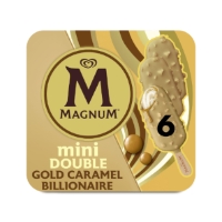 Glaces Batonnets Mini Biscuits Pecan Caramel Et Chocolat Blanc Magnum
